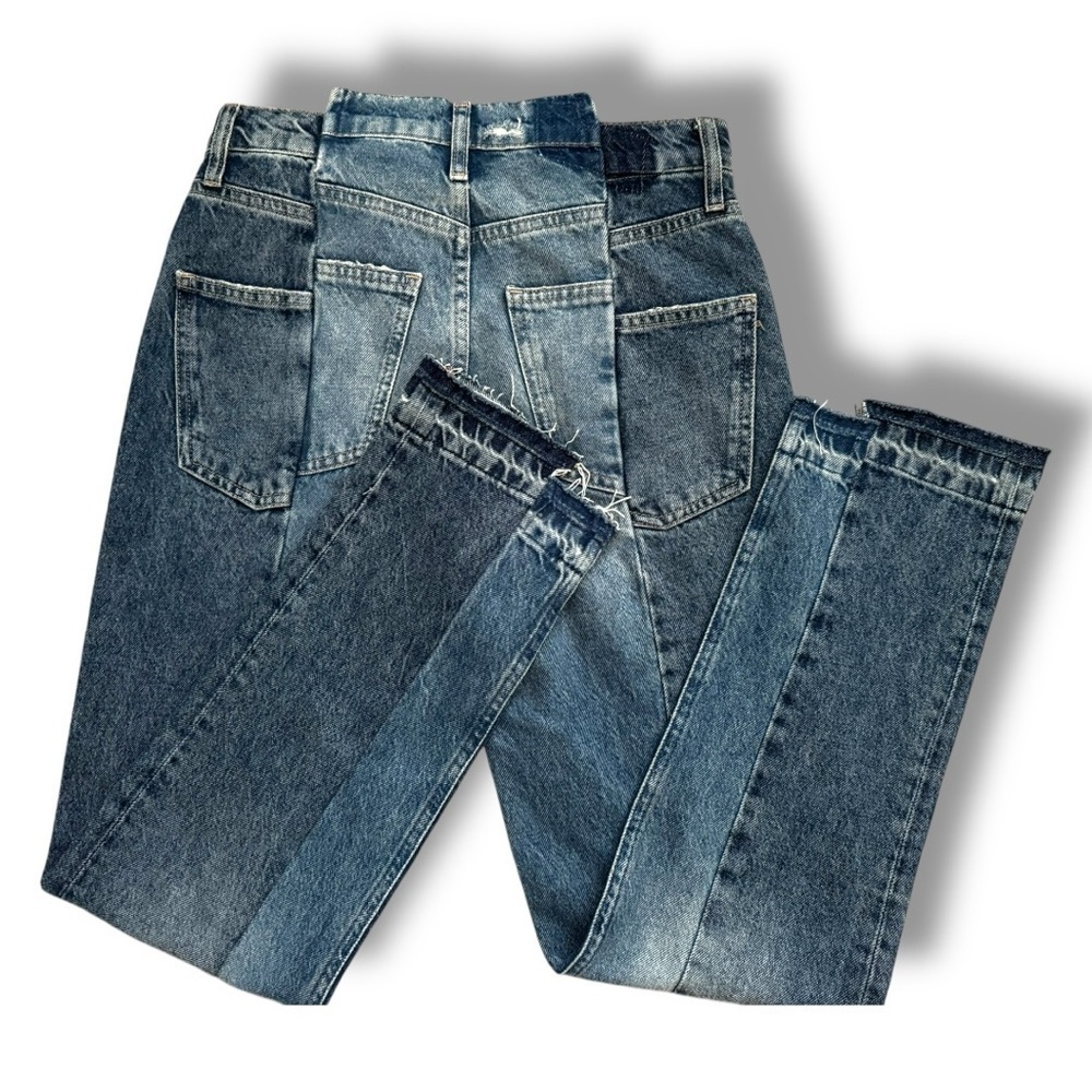 🔹 ZARA High Rise Straight Leg Jeans – Size 4 - Picture 2 of 9